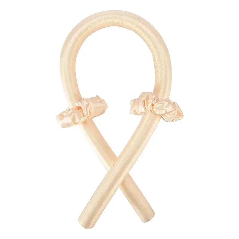 Heatless Curling Rod Headband No Heat Silk Curls Ribbon Hair Rollers Sleeping Soft Headband Lazy Hair Curlers Hair Styling Tools