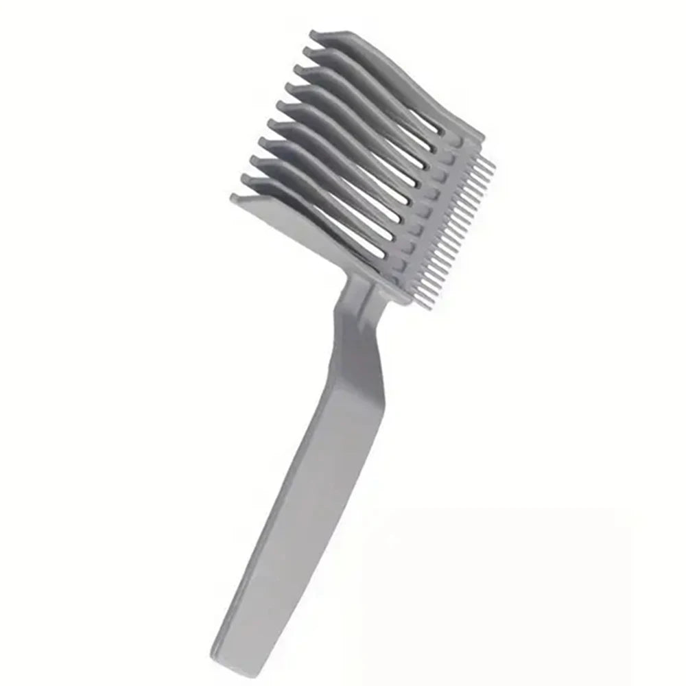 1PC Professional Long Handle Hair Cutting Clipper Comb for Men - Quality Cuts, Oil Head, Caliper, Sideburn Pushing