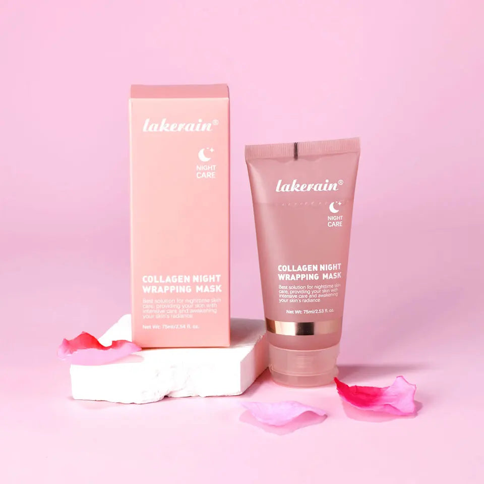 75ml Collagen Peel-off Mask Night Wrapping Facial Mud Firming mask Daily 100g Collagen Jelly Cream Hydrolyzed Collagen Skin Care