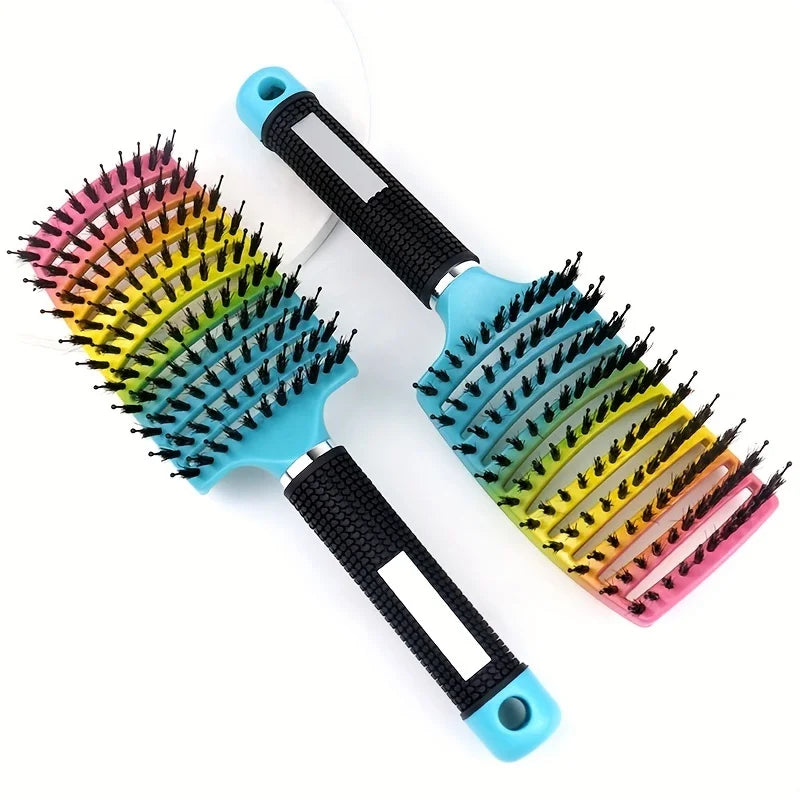 Magic Scalp Massage Brush for Women- Professional Detangling Tool for Wet and Curly Hair - Hairdressing Tool/  Herramienta profesional para desenredar cabello húmedo y rizado
