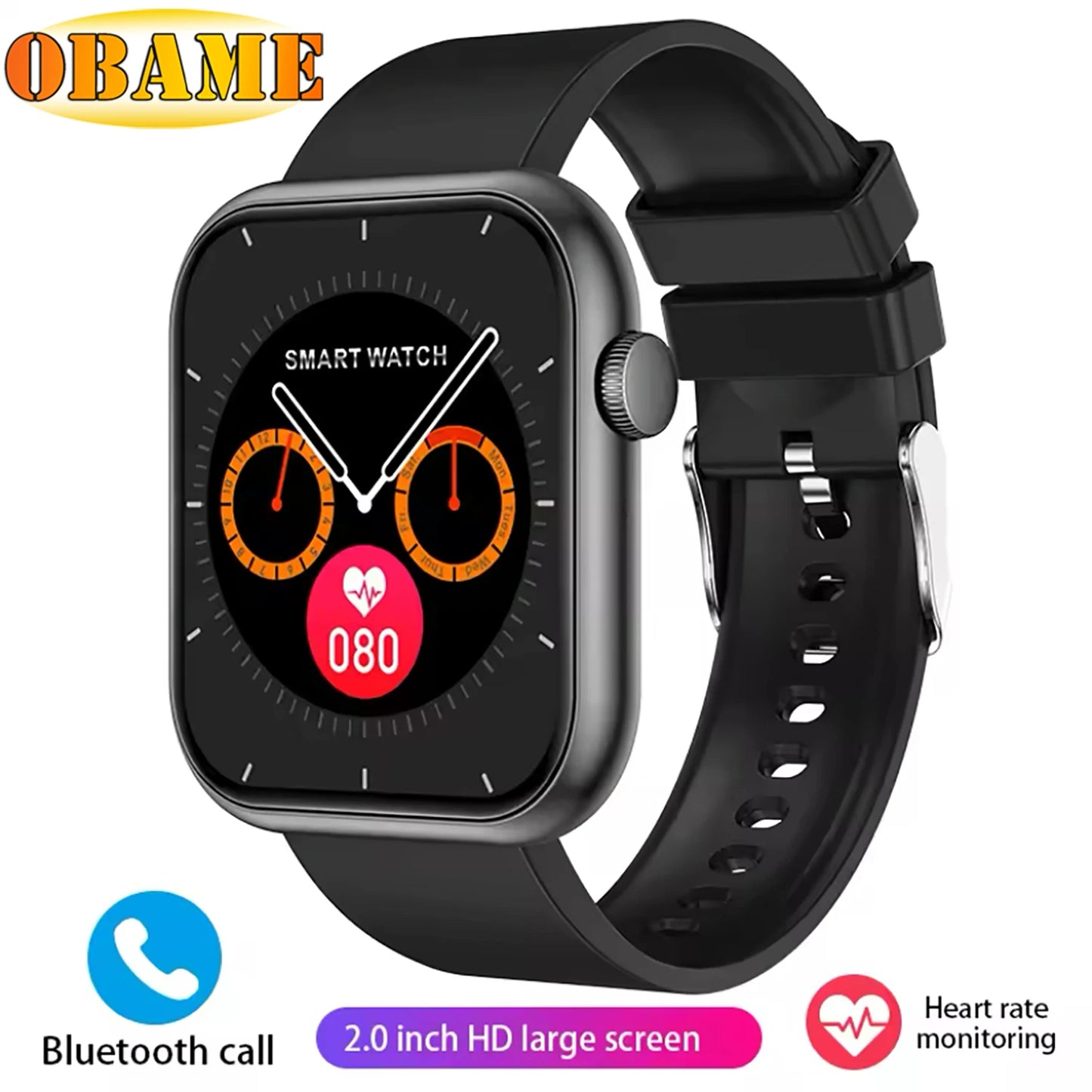 New QX7 Sports Smart Watch Men Women 2.09-inch SmartWatch GPS Bluetooth call Heart rate Music AI Voice SOS Smartwatch 2025 New
