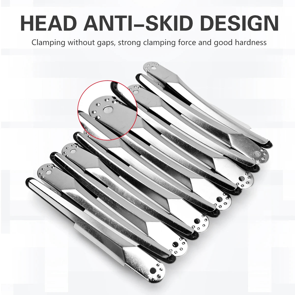 Professional Basic No-Trace Hair Clips, Girls' Hairstyles, No-Bend Hairpins, Hair Styling Tools - Pinzas profesionales para el cabello.