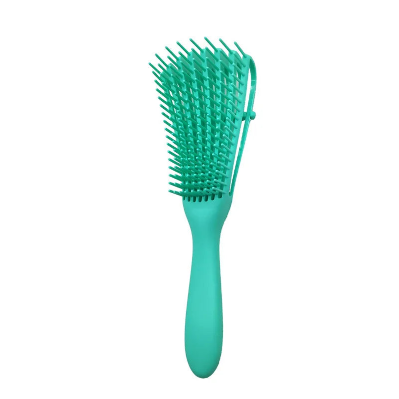 Detangling Hair Brush, Scalp Massager, Curly Hair Detangling Comb, Detangling Brush for Women and Men, Beauty Salon/ Cepillo desenredante para el cabello, masajeador del cuero cabelludo, peine para desenredar el cabello rizado.