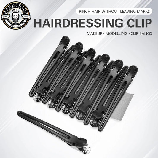 Professional Basic No-Trace Hair Clips, Girls' Hairstyles, No-Bend Hairpins, Hair Styling Tools - Pinzas profesionales para el cabello.