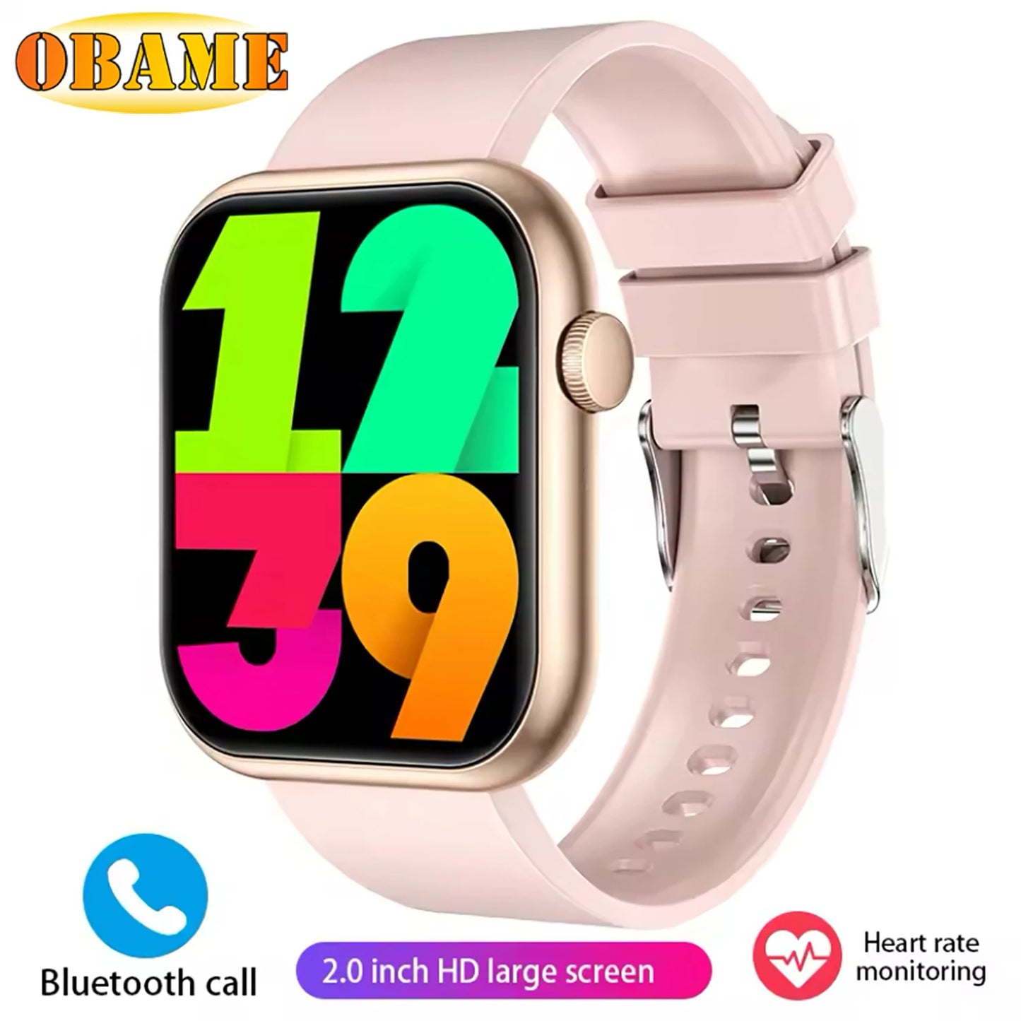 New QX7 Sports Smart Watch Men Women 2.09-inch SmartWatch GPS Bluetooth call Heart rate Music AI Voice SOS Smartwatch 2025 New