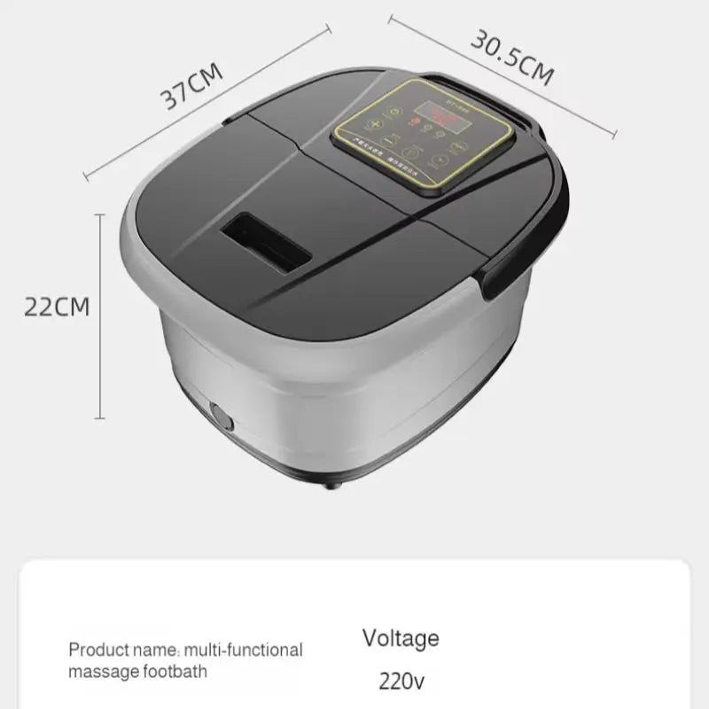 Household fully automatic massage foot bath  Knee-pad constant temperature heated foot bath Bucket Automatic Heating Foot Massag