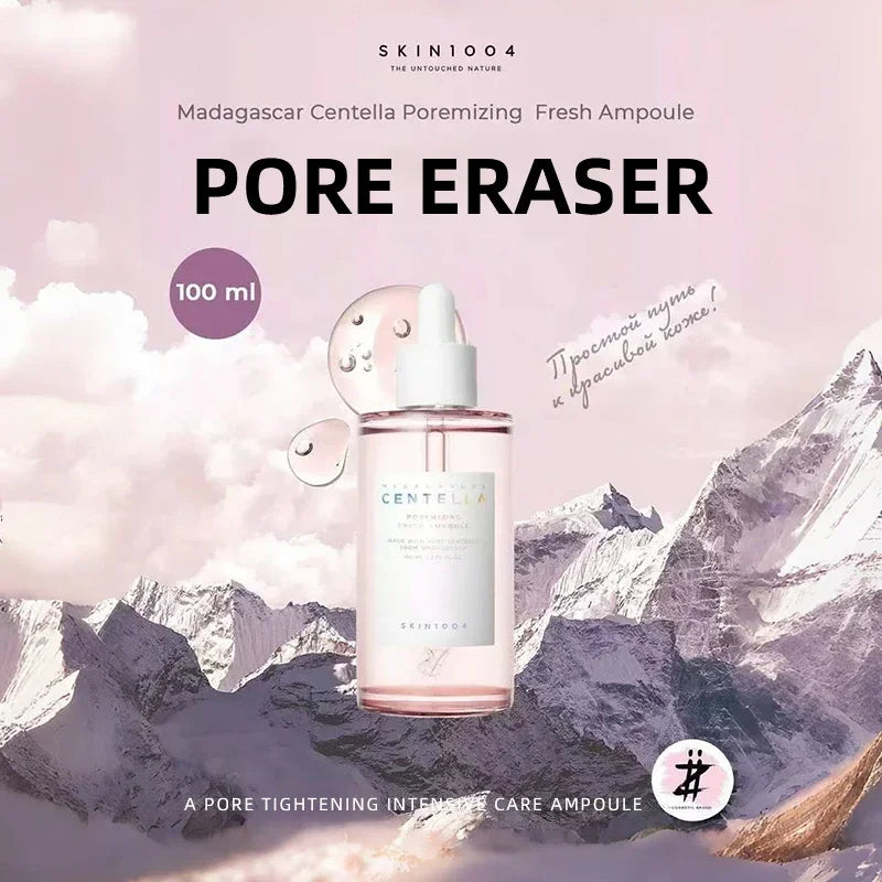 Korean Centella Pink Salt Pore Care Fresh Toner Ampoule Facial Serum Deep Cleanser and Face Cream Skincare Original Products Set
