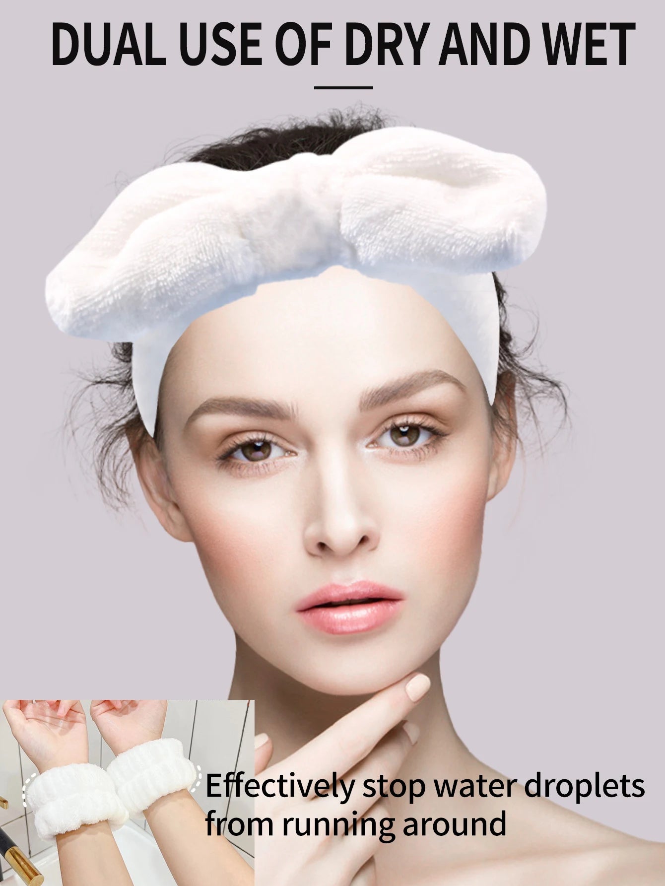 13/4pcs Facial Care Set, Makeup Sponges,  Silicone Exfoliating Brushes, with Hair Ties, for Deep Cleansing Skincare Kit