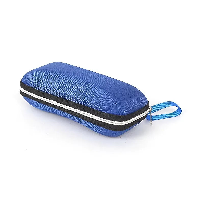 Portable Glasses Case For Women Men Sunglasses Box With Lanyard Zipper Eyeglass Case Cover Protector