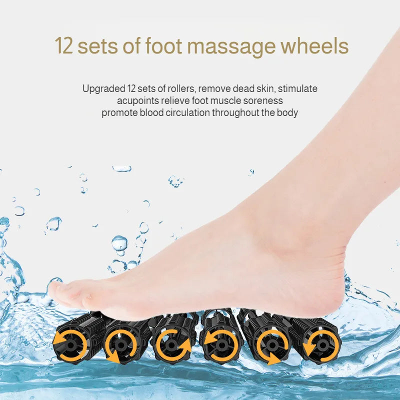 Household fully automatic massage foot bath  Knee-pad constant temperature heated foot bath Bucket Automatic Heating Foot Massag